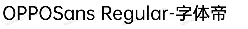 OPPOSans Regular字体转换